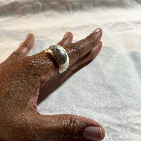 Sterling Silver Dome Ring - Picture 6 of 6